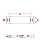 Brady PSPT-250-1-PK Permasleeve Wire Marker Sleeves For M611, Bmp61 And Bmp71 110131