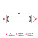 Brady 2HT-375-2-WT-S High Temperature PermaSleeve Wire Marking Sleeves 114329