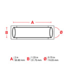 Brady HX-750-2-YL PermaSleeve Wire Marking Sleeves 117047