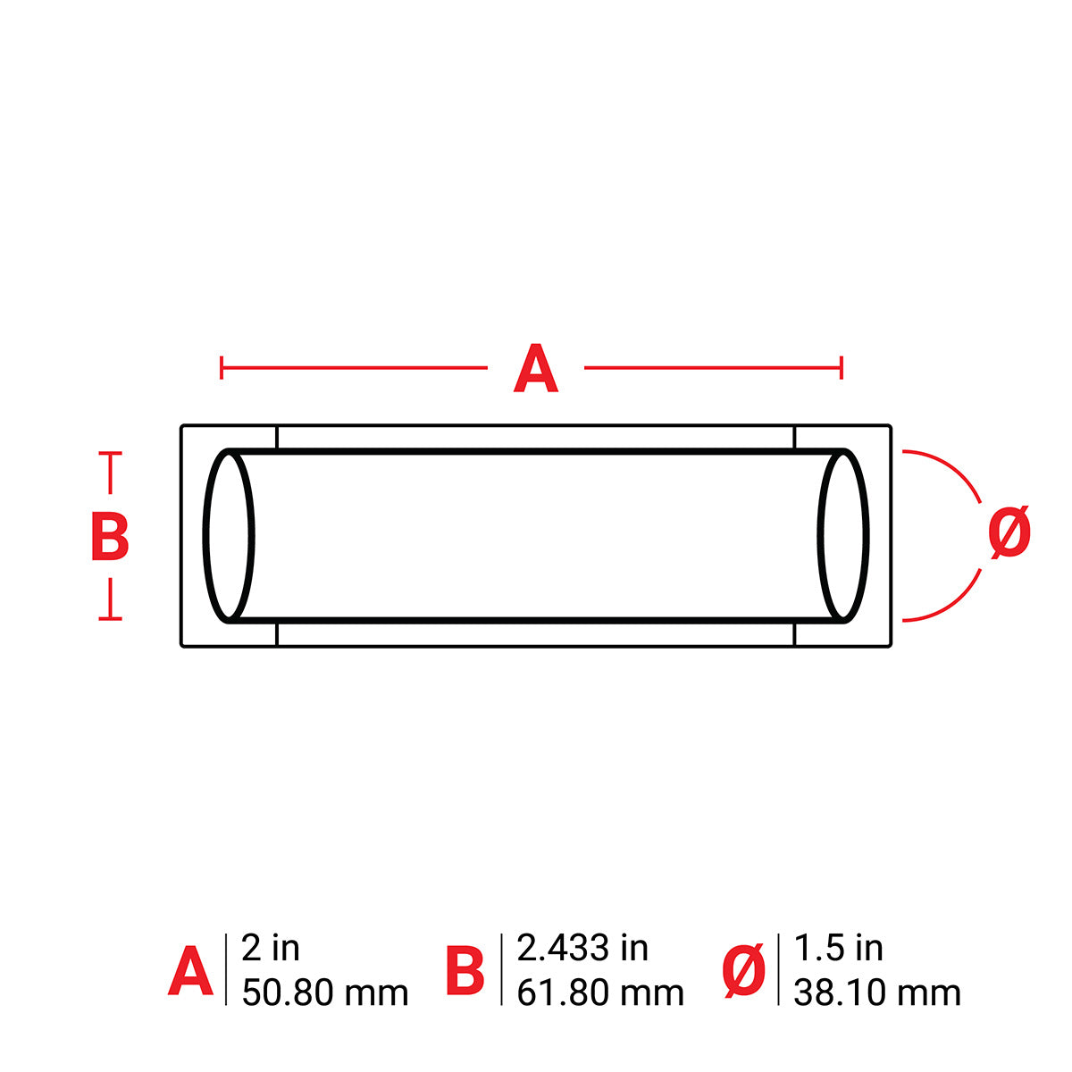 Brady 2LSZH-1500-2-WT THT Low Smoke Halogen Free Permasleeve Wire Marking Sleeves 141199