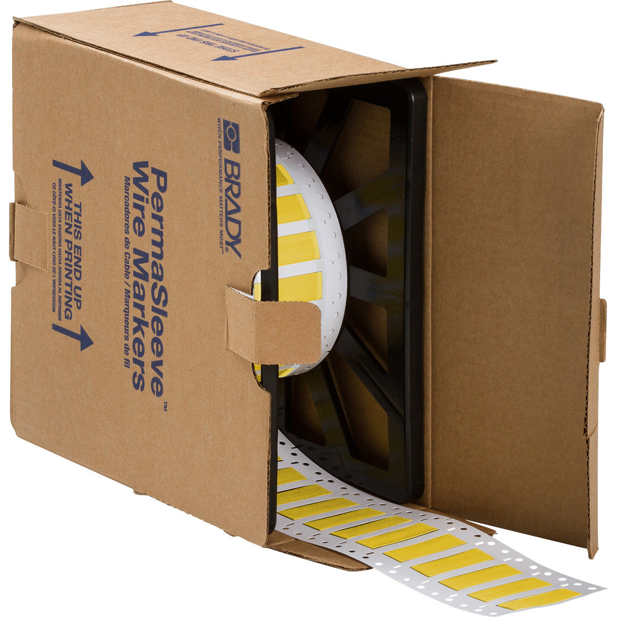 Brady HX-375-150-YL PermaSleeve Wire Marking Sleeves 117036