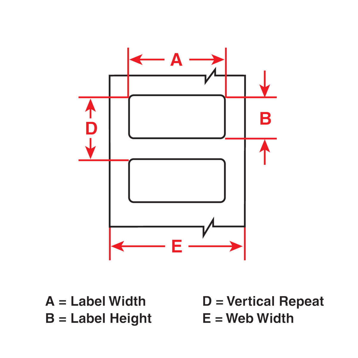 Brady THT-103-717-10 Thermal Transfer Printable, static dissipative polyimide labels 134242
