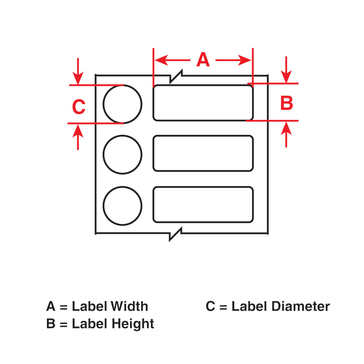 Brady J20-88-7425J Polypropylene Labels For J2000 Printer 150015