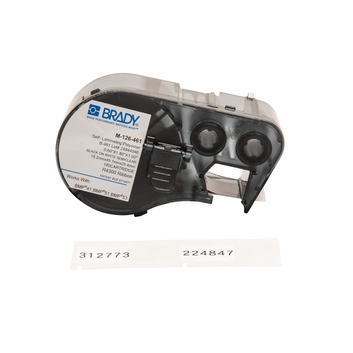 Brady M-126-461 Bmp51/53 Labelmaker Labels 143289