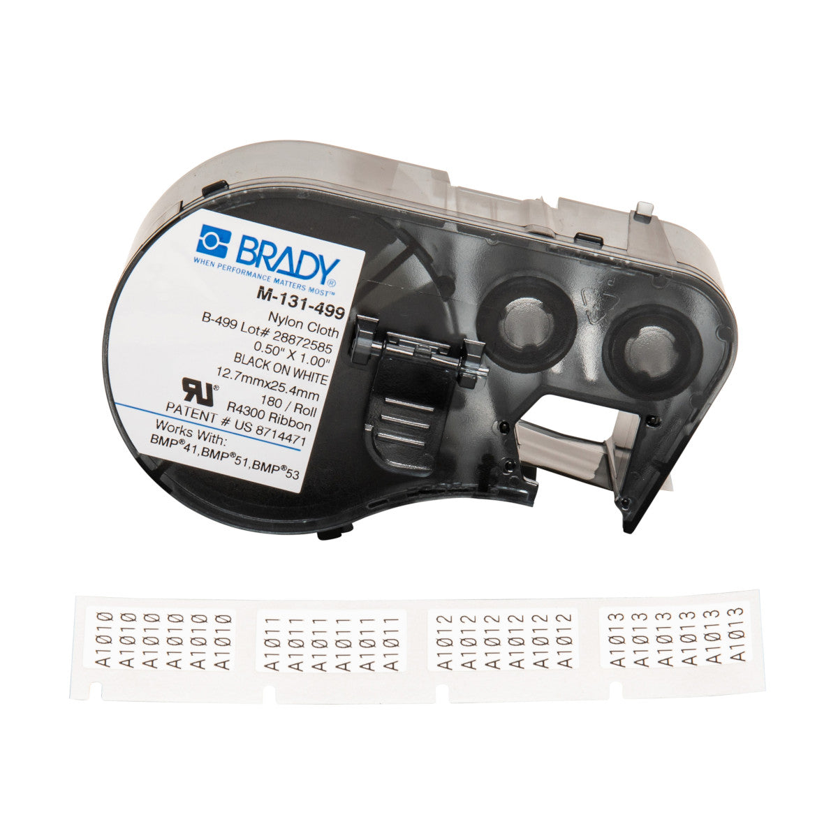 Brady M-131-499 Bmp41/Bmp51/Bmp53 Labelmaker Labels 143350