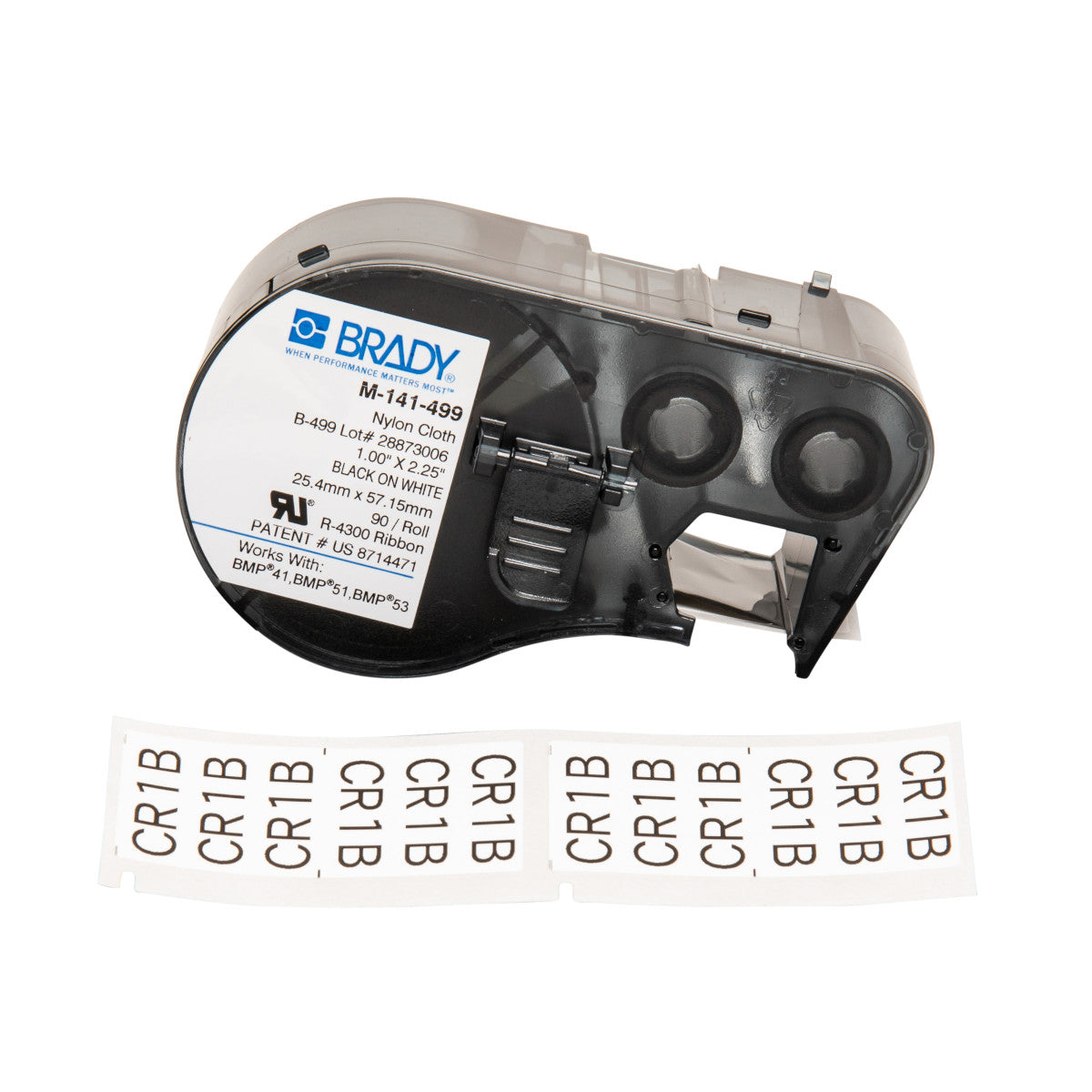 Brady M-141-499 Bmp41/Bmp51/Bmp53 Labelmaker Labels 131588