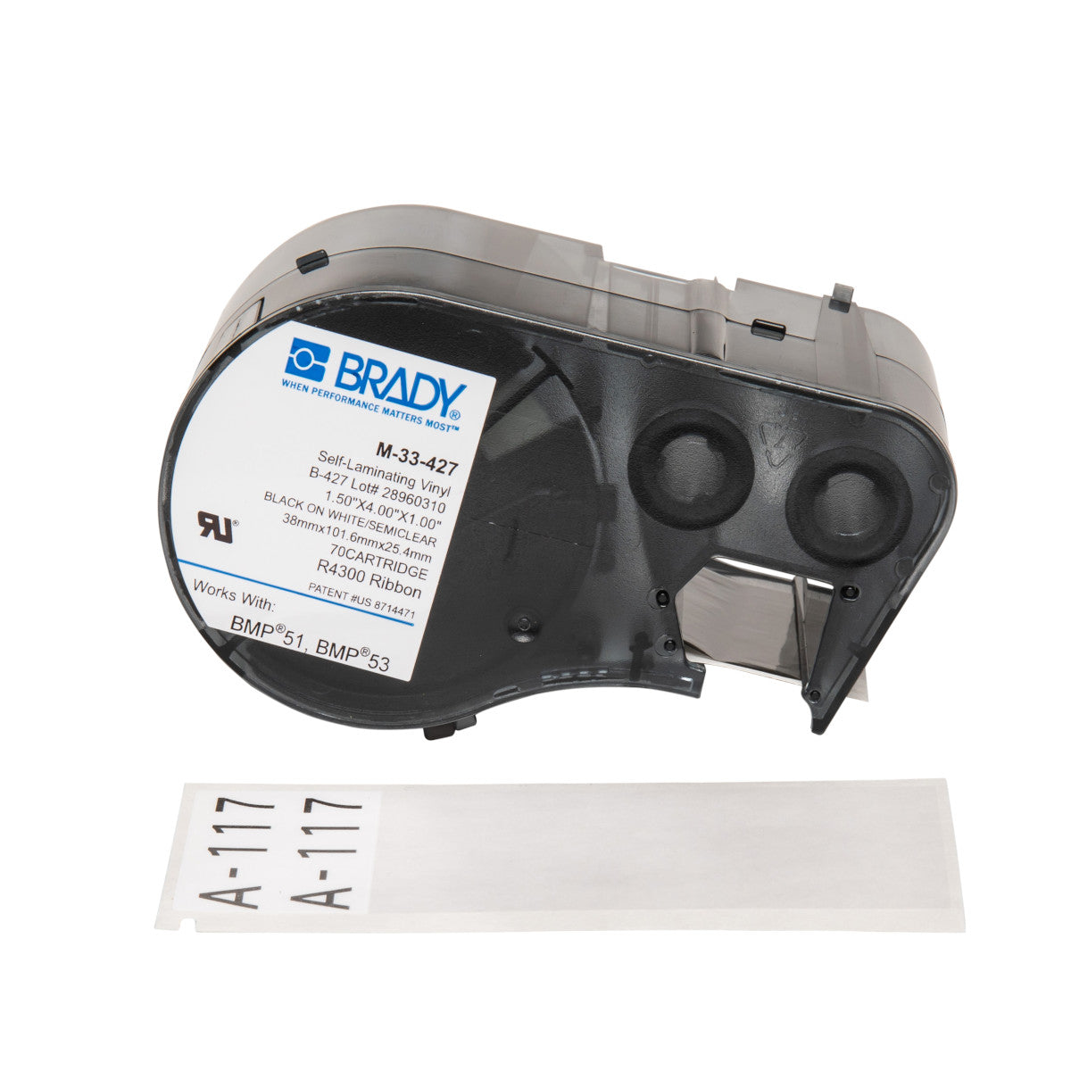 Brady M-33-427 Bmp51/53 Labelmaker Labels 143271