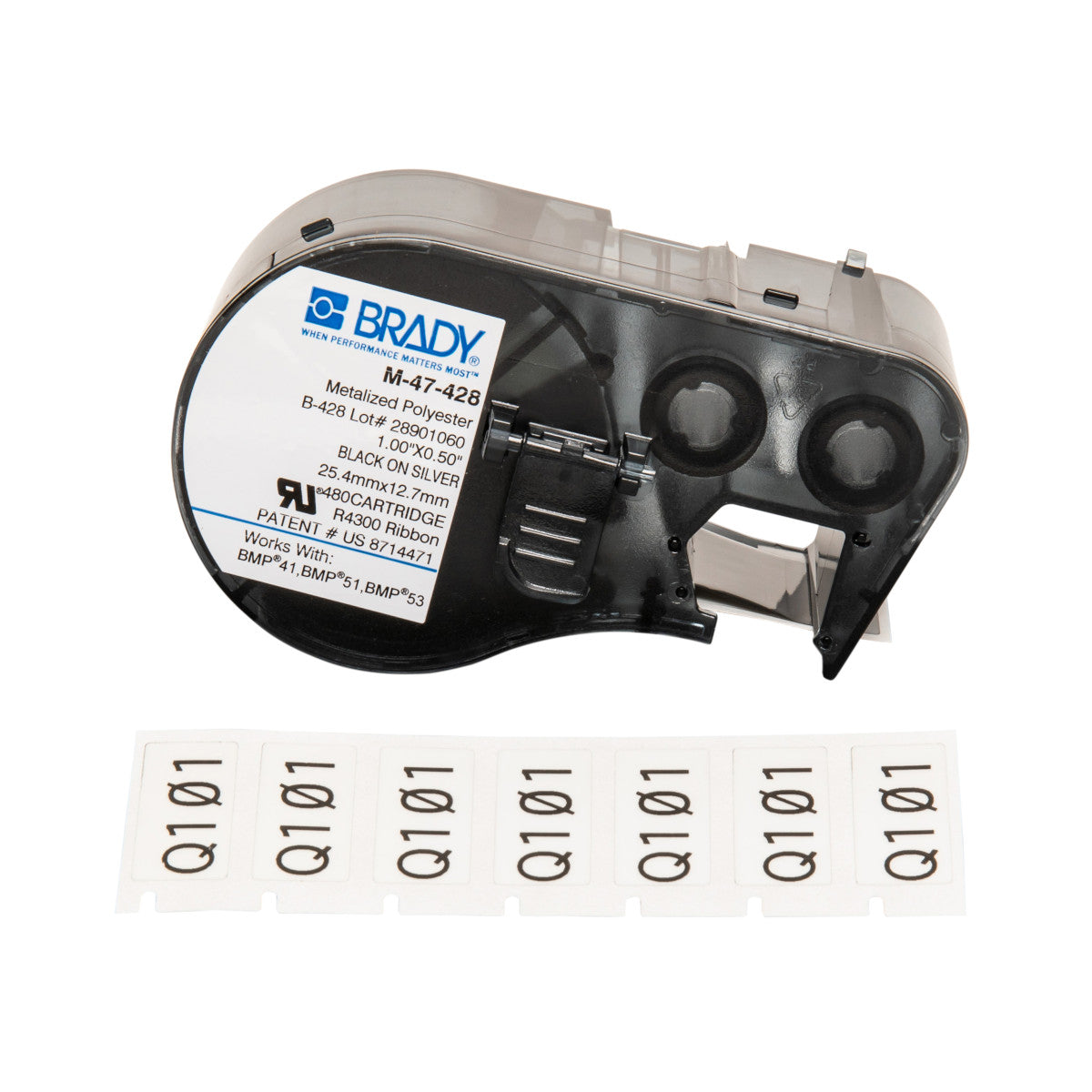 Brady M-47-428 Bmp41/Bmp51/Bmp53 Labelmaker Labels 131602