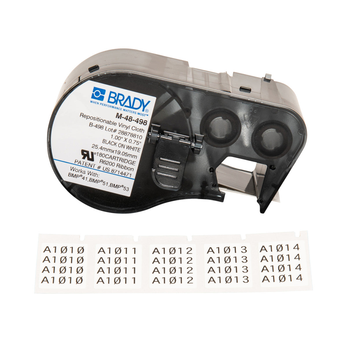 Brady M-48-498 Bmp41/Bmp51/Bmp53 Labelmaker Labels 131586