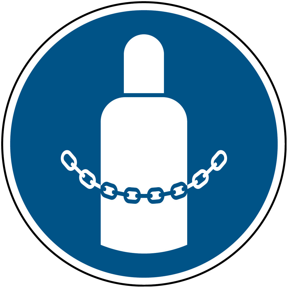 Brady M/M046/NT-ALU-DIA150/1-B Secure gas cylinders - ISO 7010 135633