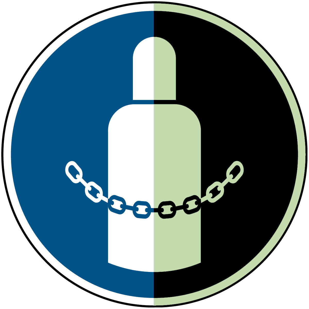 Brady M/M046/Nt-Pp-Pholumb-Dia200/1-B Secure gas cylinders - ISO 7010 135640