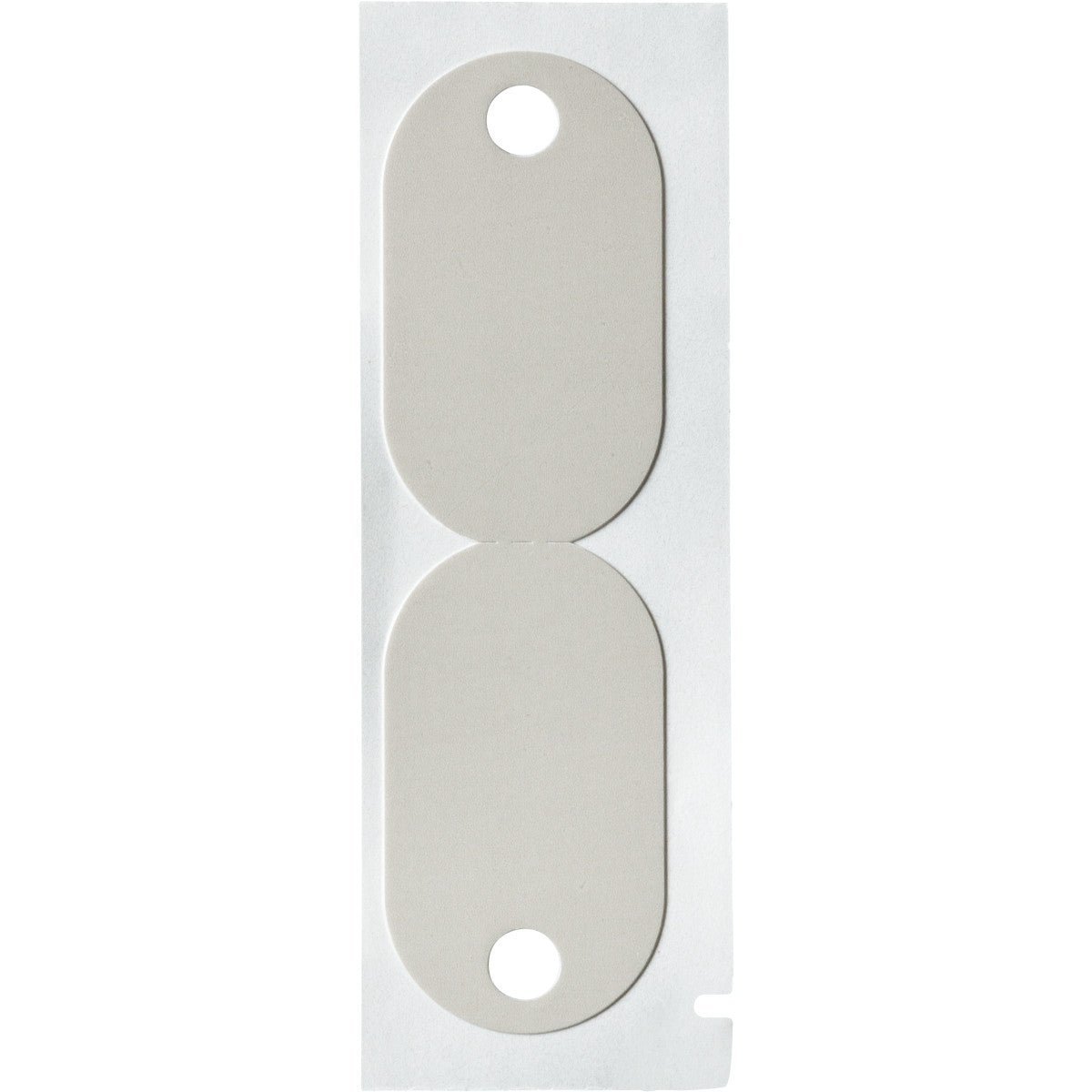 Brady M6-145-145FR-GY Fire Retardant Oval Tags for M610, M611 and BMP61 173485