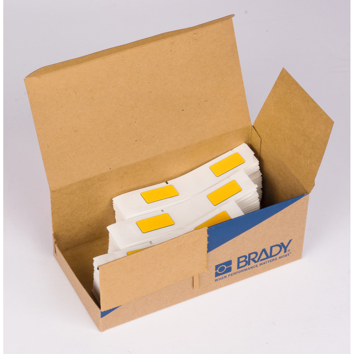 Brady M61EP-07-7593-YL Engraved Plate Replacement Labels For M611 And Bmp61 198756