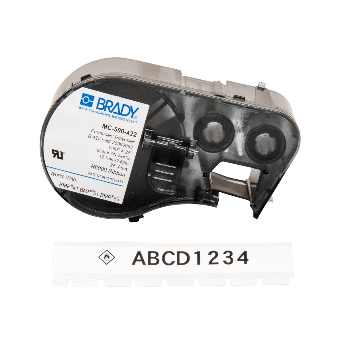 Brady MC-500-422 Bmp41/Bmp51/Bmp53 Labelmaker Labels 143242