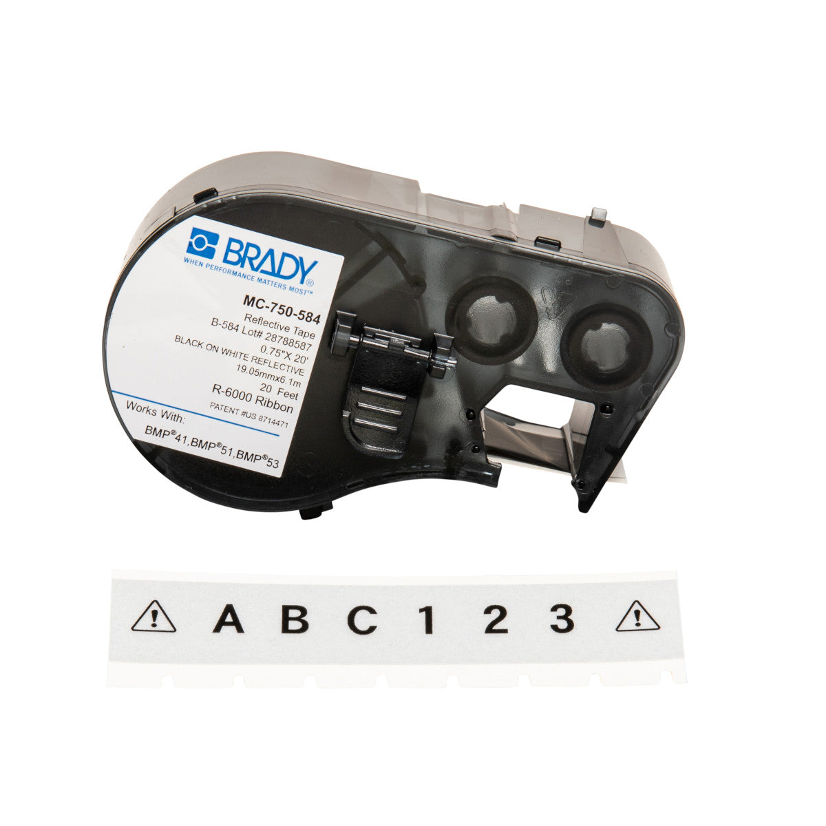 Brady MC-750-584 Bmp41/Bmp51/Bmp53 Labelmaker Labels 143404