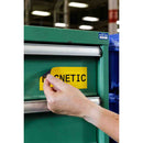 Brady Globalmark tapes - 64 mm yellow Magnetic Tape Globalmark Magnetic Tape 076689