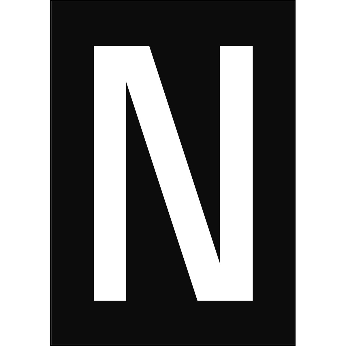 Brady NL859A4WH-N Numbers & letters DIN A4 size 911081