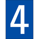 Brady NL859A4BL-4 Numbers & letters DIN A4 size 911220