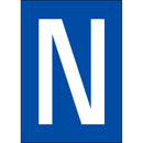 Brady NL859A4BL-N Numbers & letters DIN A4 size 911198