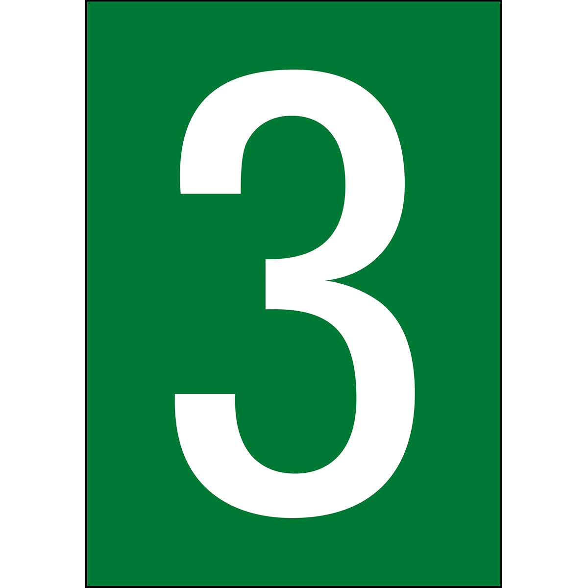 Brady NL859A4GR-3 Numbers & letters DIN A4 size 911182