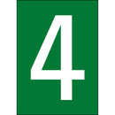 Brady NL859A4GR-4 Numbers & letters DIN A4 size 911181