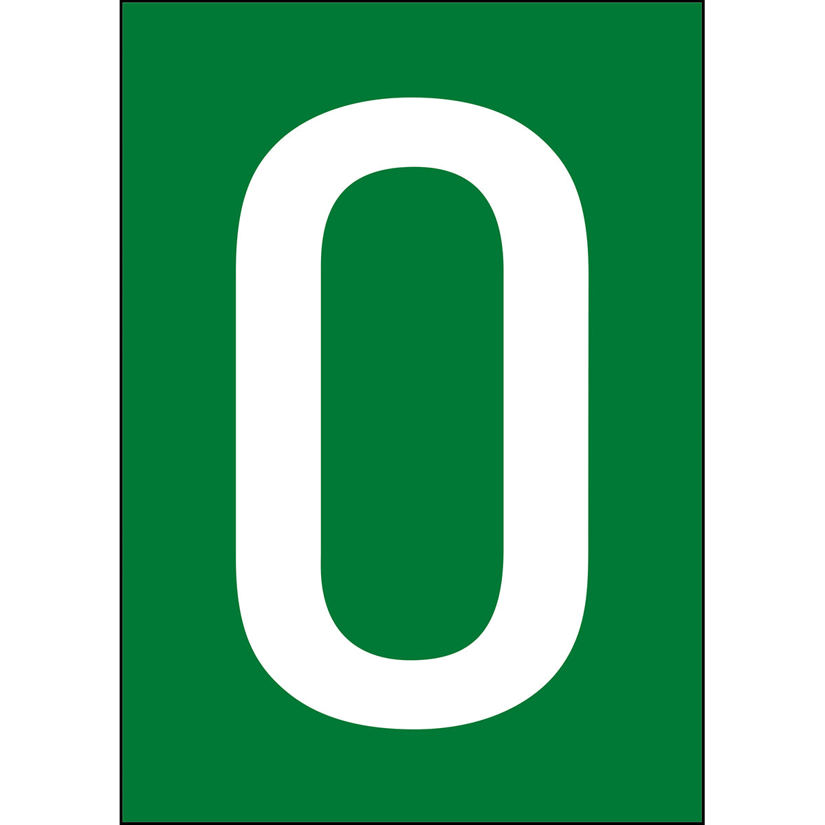 Brady NL859A4GR-O Numbers & letters DIN A4 size 911158