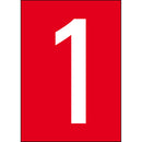 Brady NL859A4RD-1 Numbers & letters DIN A4 size 911145