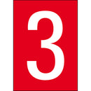 Brady NL859A4RD-3 Numbers & letters DIN A4 size 911143