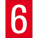 Brady NL859A4RD-6 Numbers & letters DIN A4 size 911140