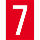 Brady NL859A4RD-7 Numbers & letters DIN A4 size 911139