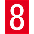Brady NL859A4RD-8 Numbers & letters DIN A4 size 911138