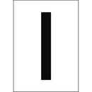 Brady NL7541A4WH-I Numbers & letters DIN A4 size 911320