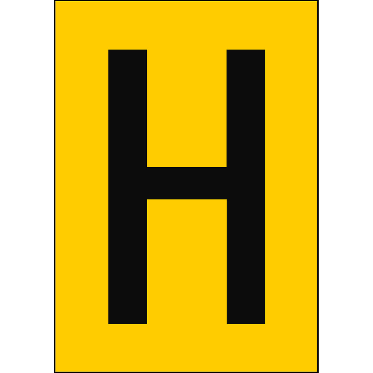 Brady NL7541A4YL-H Numbers & letters DIN A4 size 911282