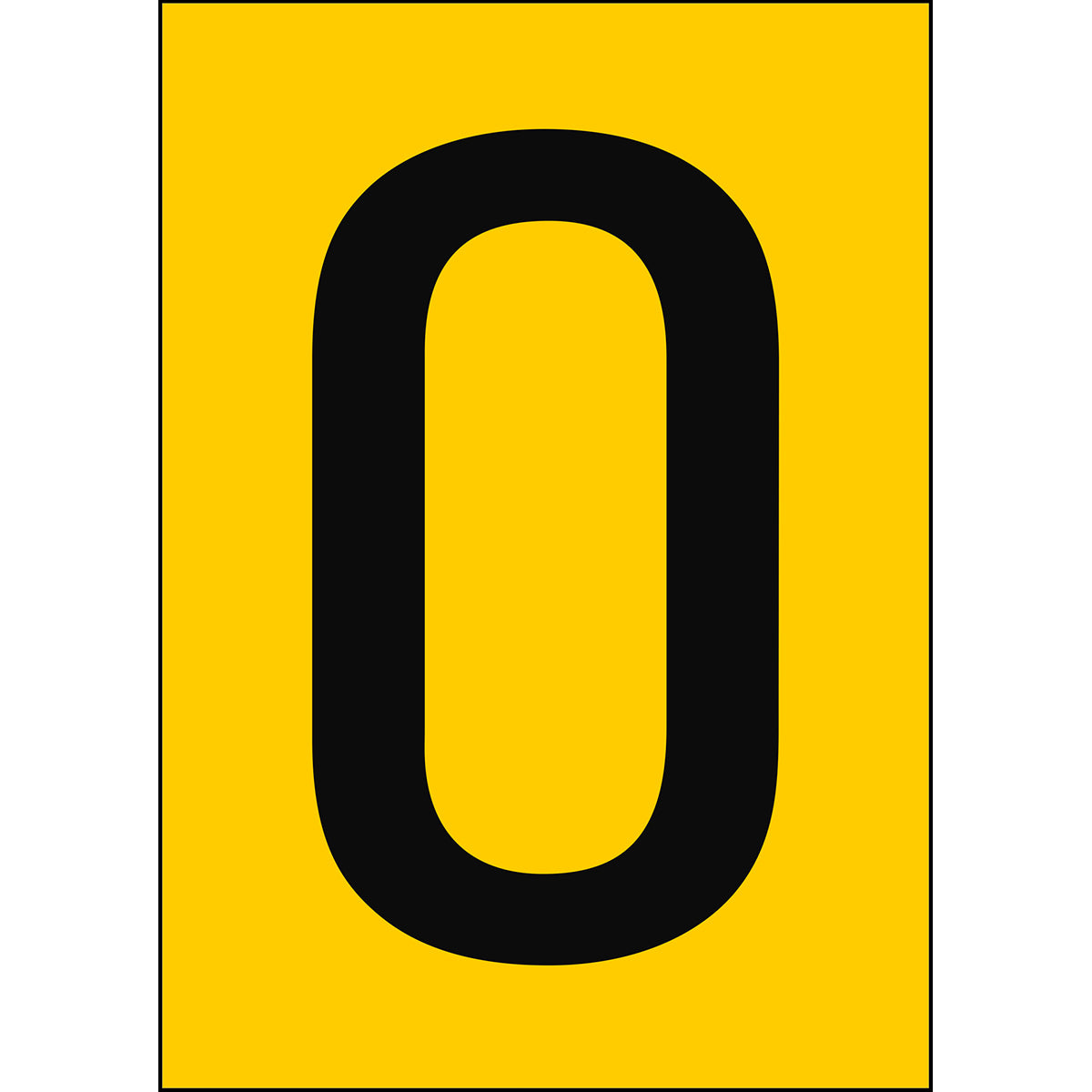 Brady NL7541A4YL-O Numbers & letters DIN A4 size 911275