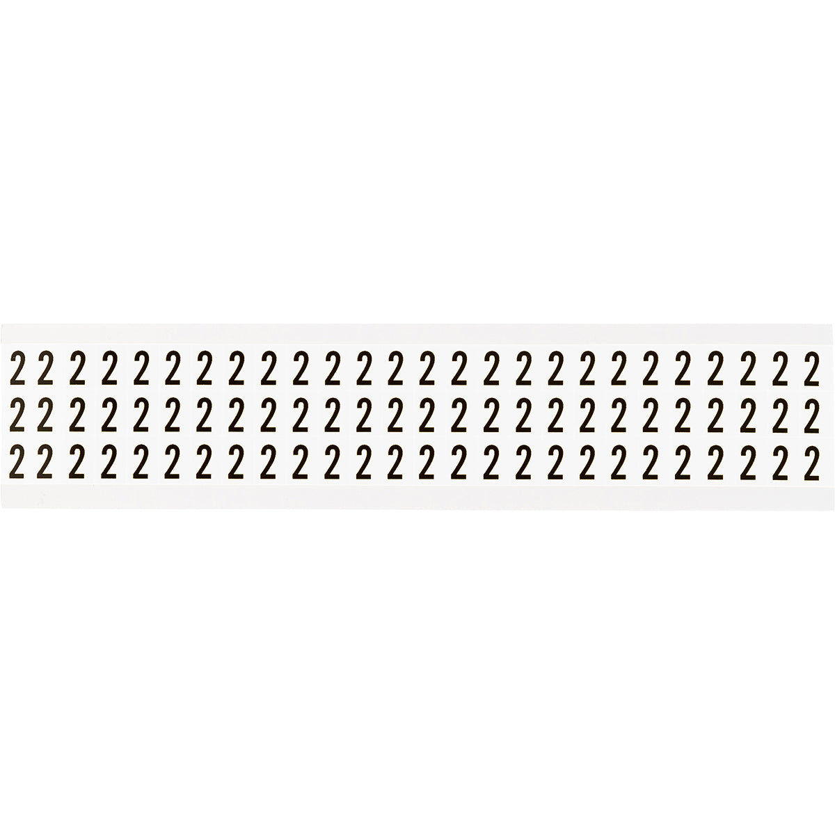 Brady NL-W05-2 Identical numbers and letters on one card for indoor use 234155