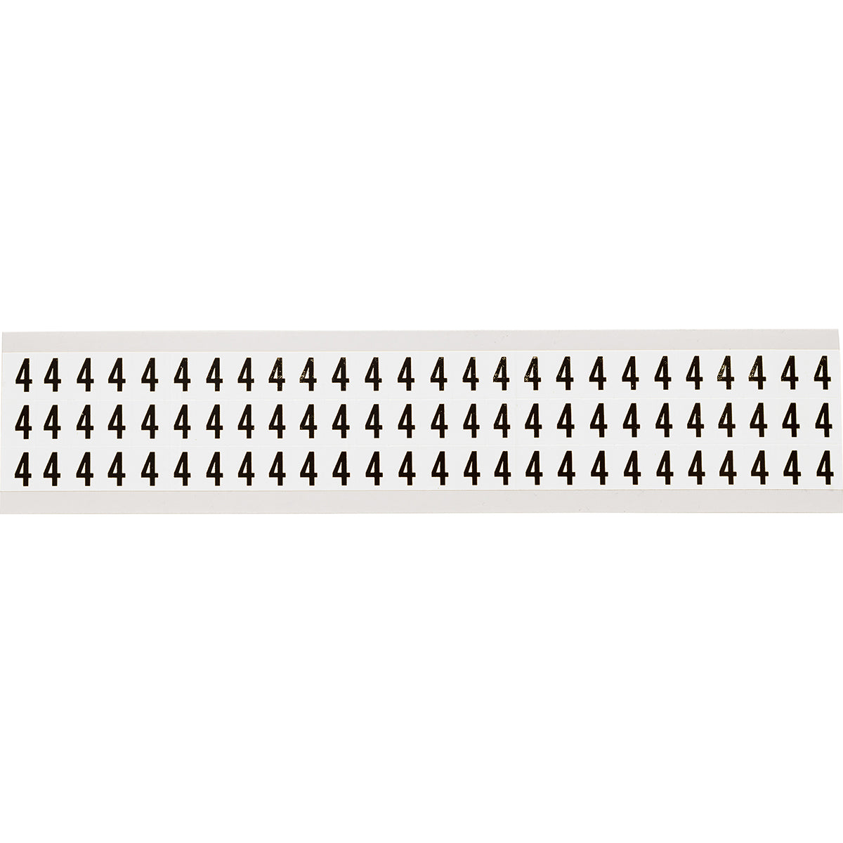 Brady NL-W05-4 Identical numbers and letters on one card for indoor use 234157