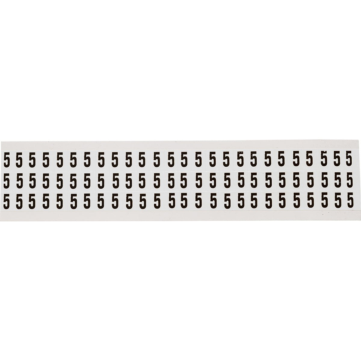 Brady NL-W05-5 Identical numbers and letters on one card for indoor use 234158