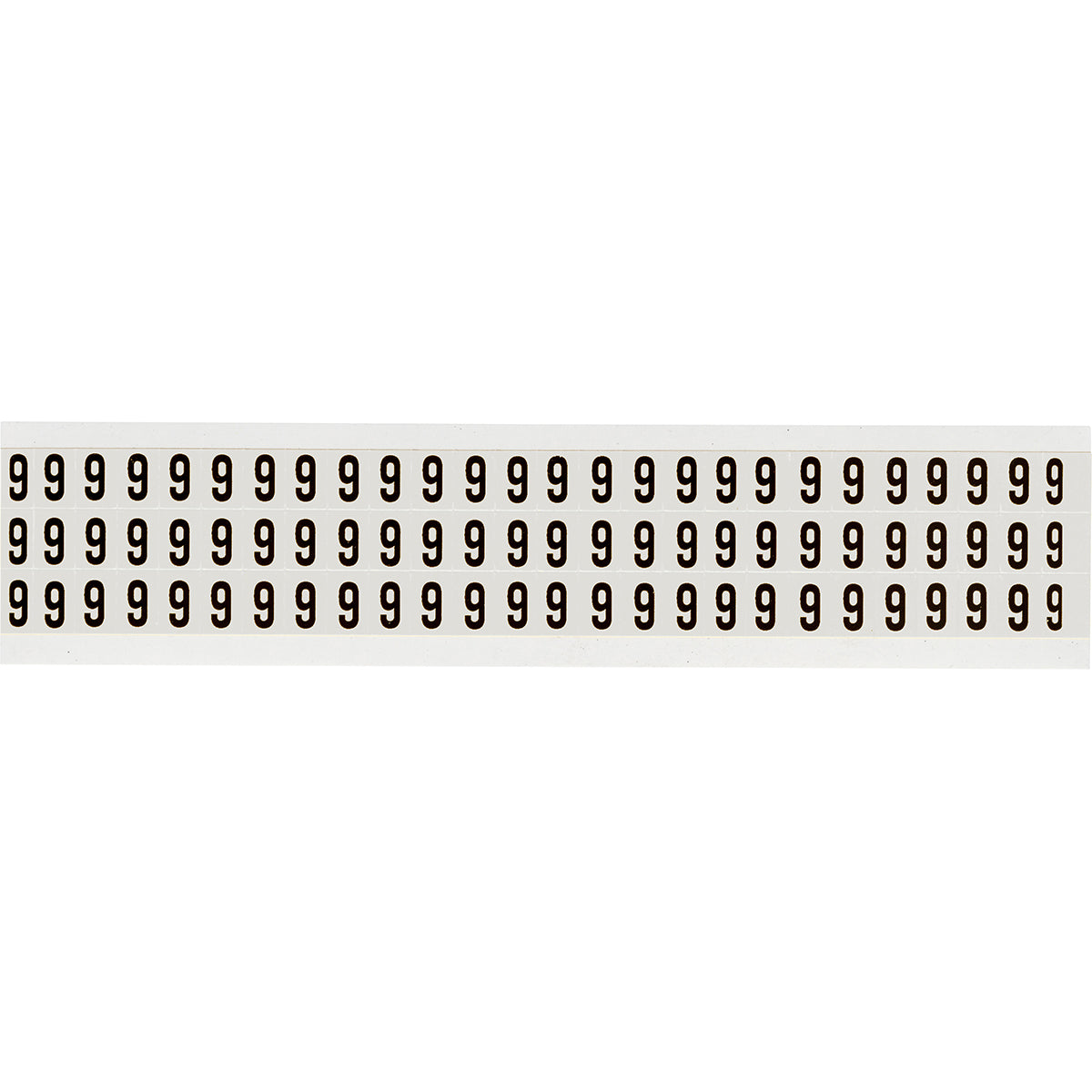 Brady NL-W05-9 Identical numbers and letters on one card for indoor use 234162