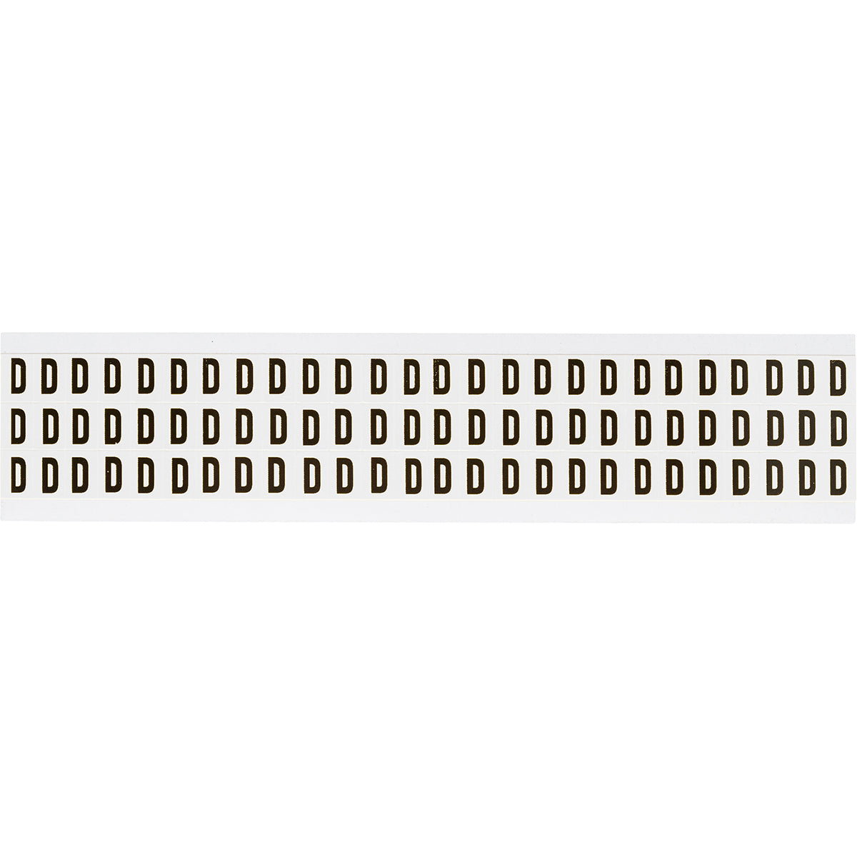 Brady NL-W05-D Identical numbers and letters on one card for indoor use 234166