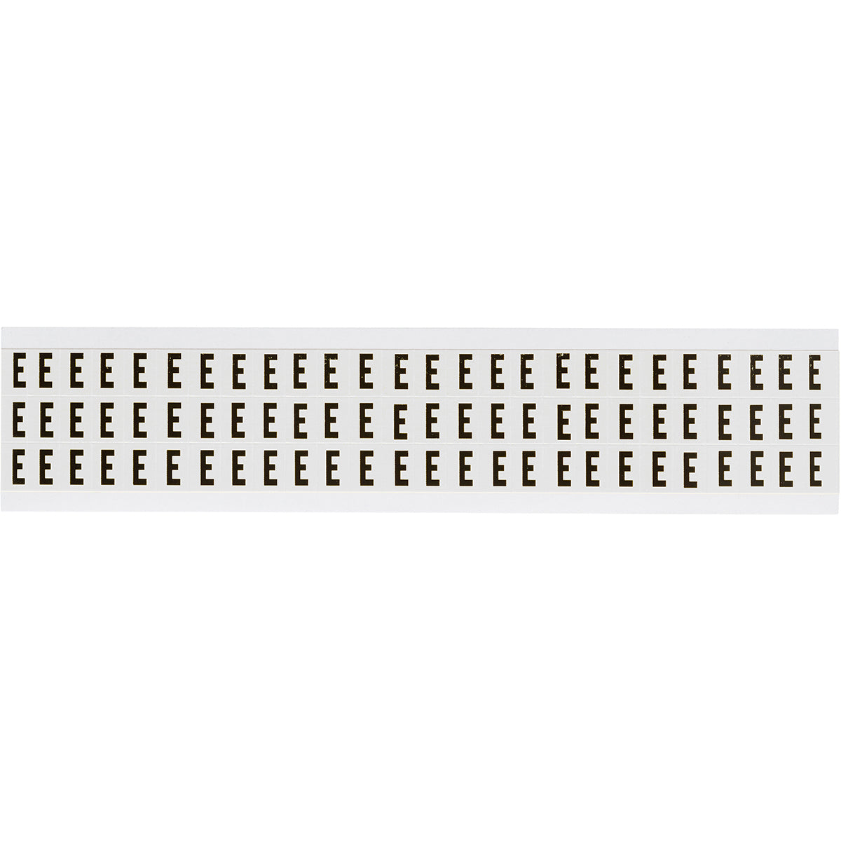 Brady NL-W05-E Identical numbers and letters on one card for indoor use 234167