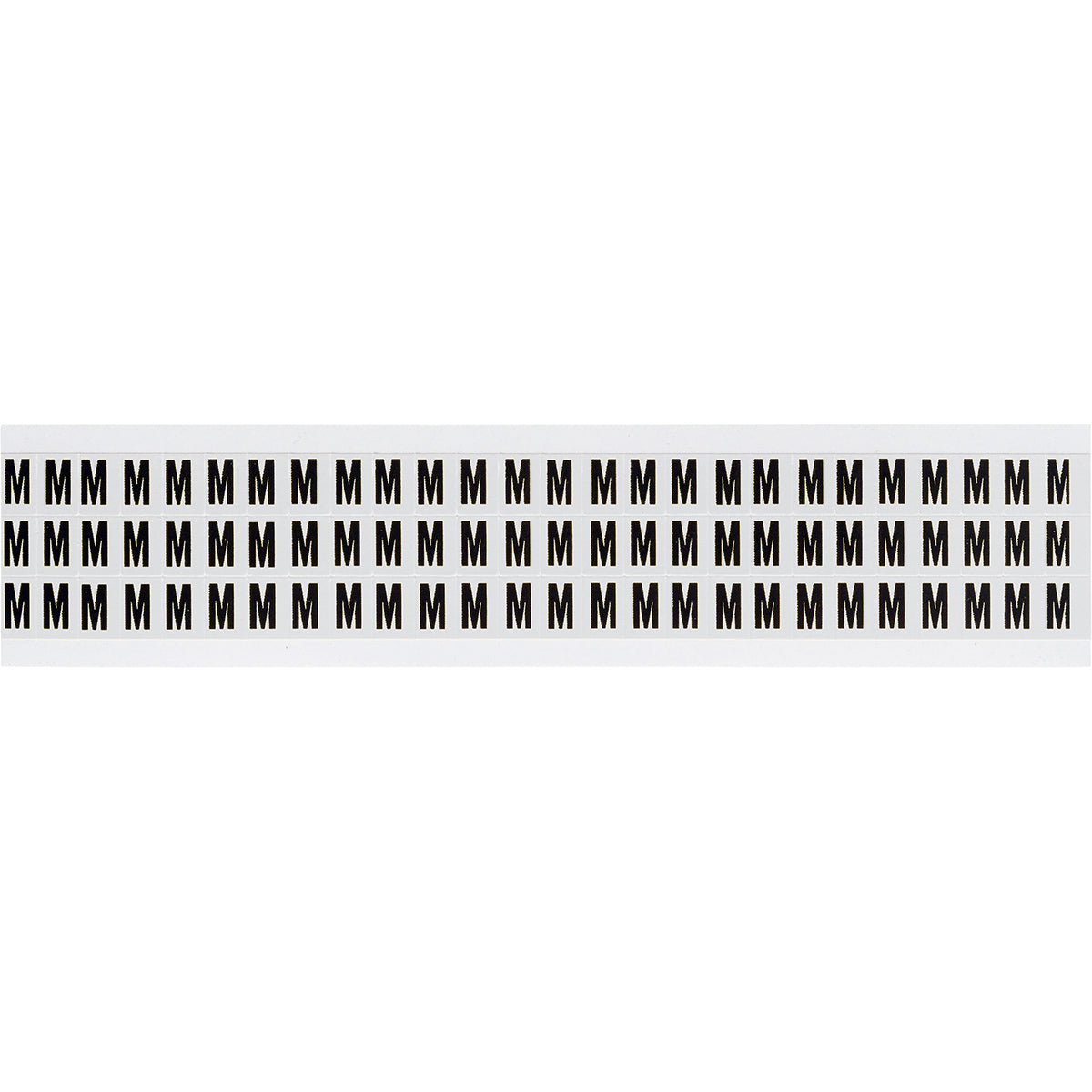 Brady NL-W05-M Identical numbers and letters on one card for indoor use 234175