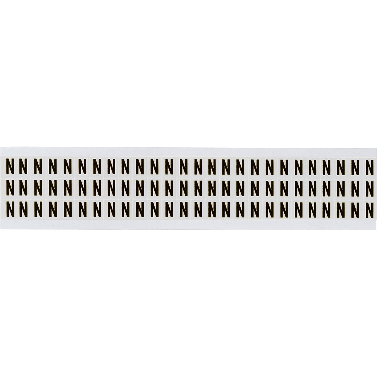 Brady NL-W05-N Identical numbers and letters on one card for indoor use 234176