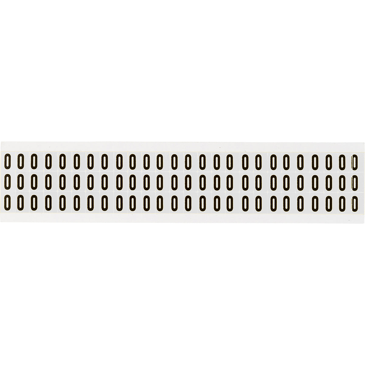 Brady NL-W05-O-CAP Identical numbers and letters on one card for indoor use 234177