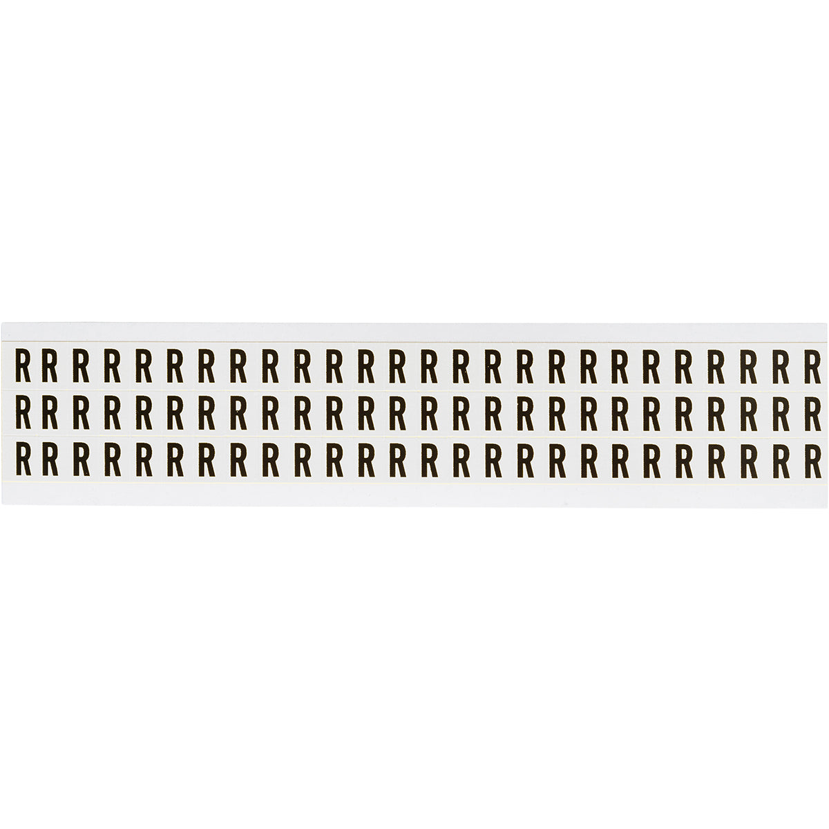 Brady NL-W05-R Identical numbers and letters on one card for indoor use 234180