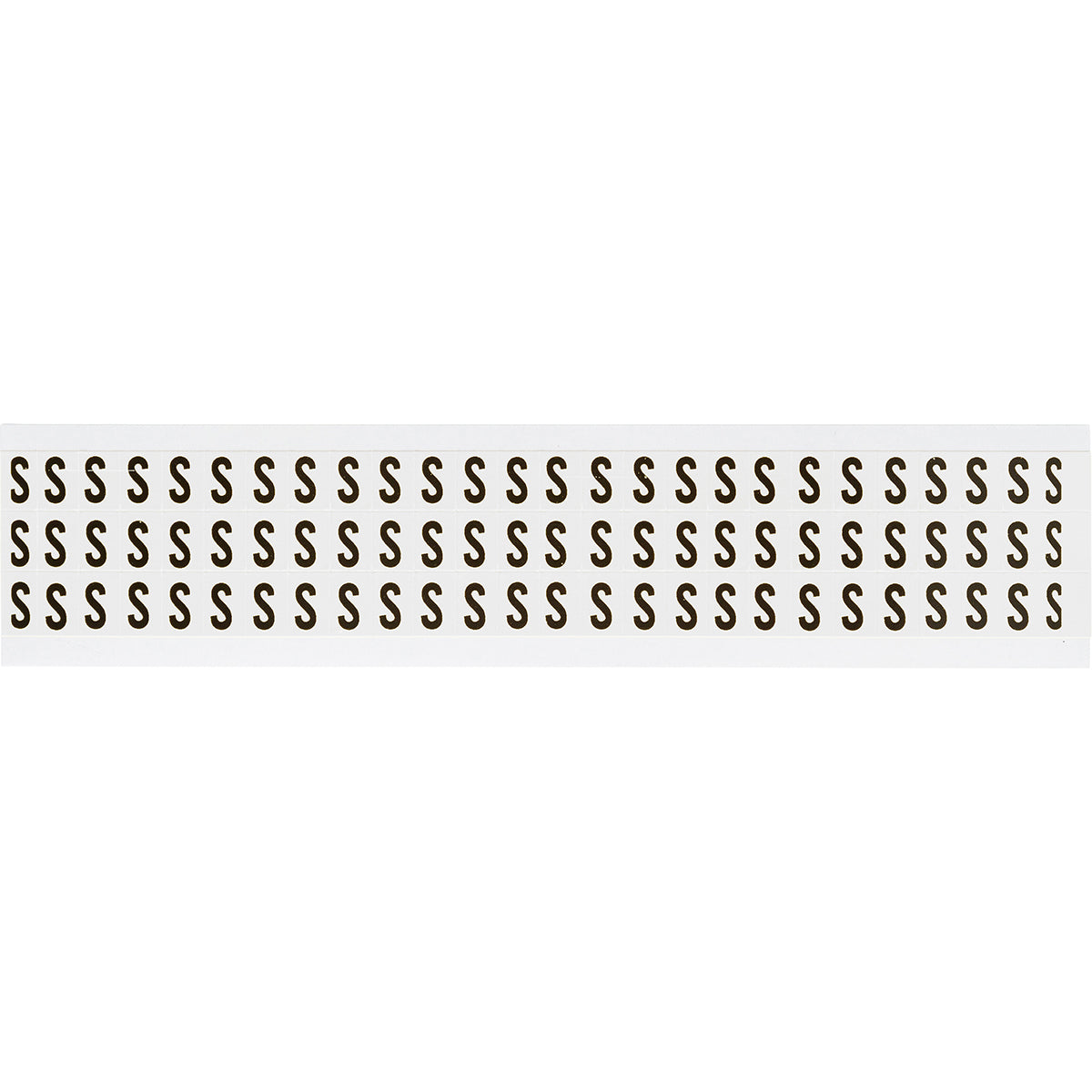 Brady NL-W05-S Identical numbers and letters on one card for indoor use 234181