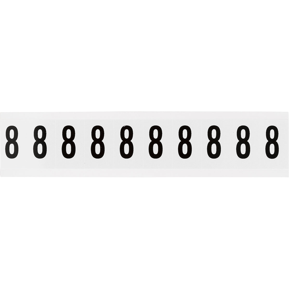Brady NL-W15-8 Identical numbers and letters on one card for indoor use 234361