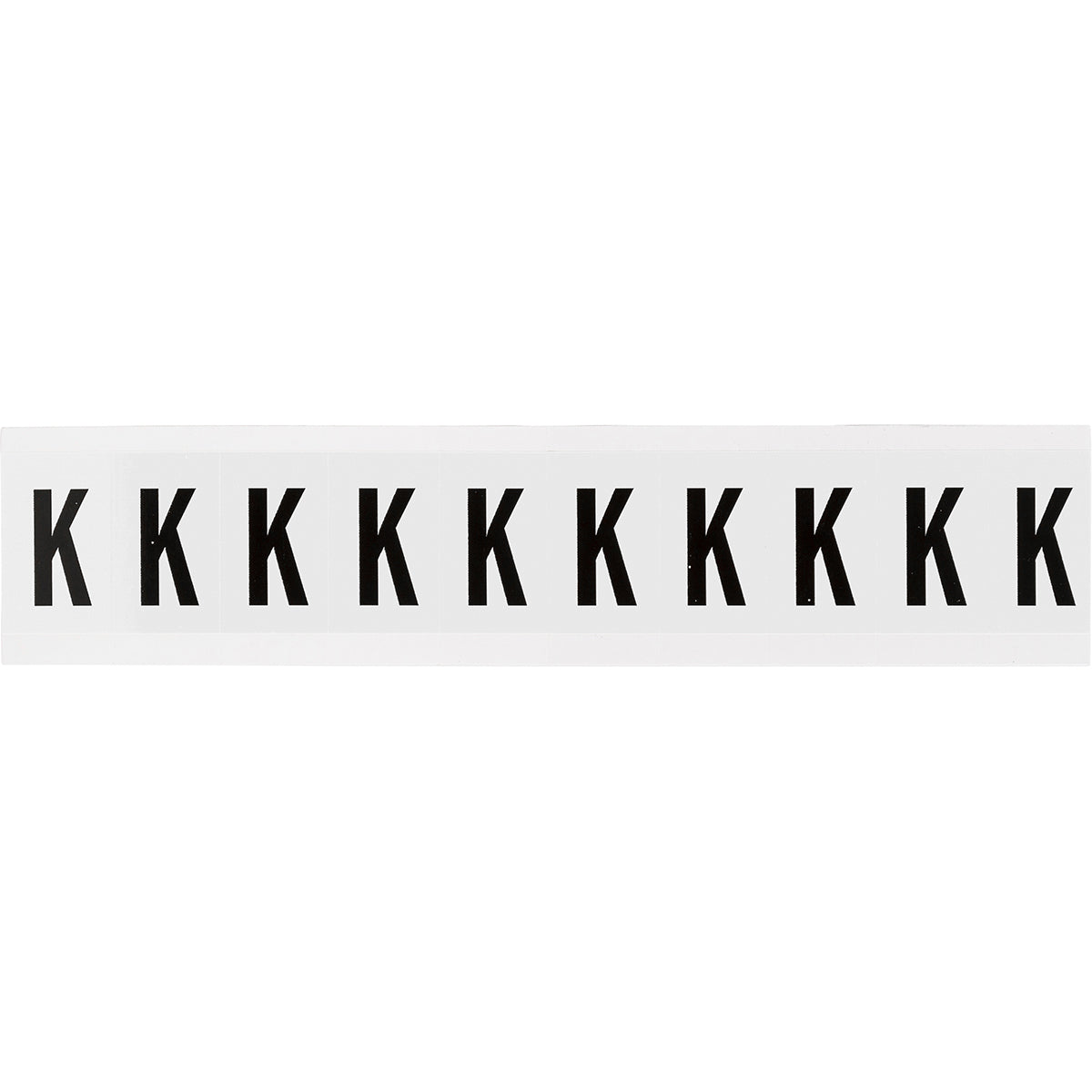 Brady NL-W15-K Identical numbers and letters on one card for indoor use 234373