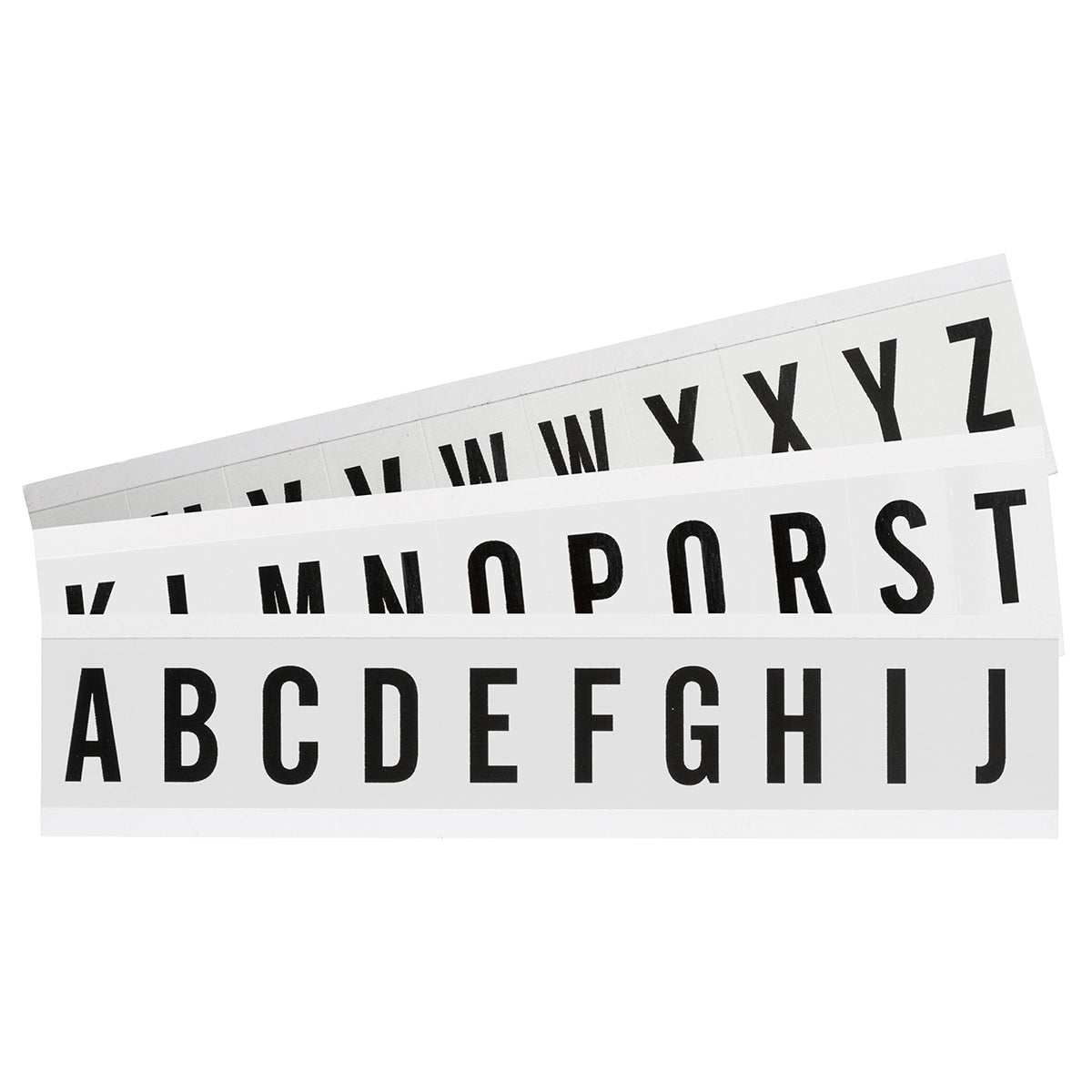 Brady NL-W15-LC Identical numbers and letters on one card for indoor use 234392