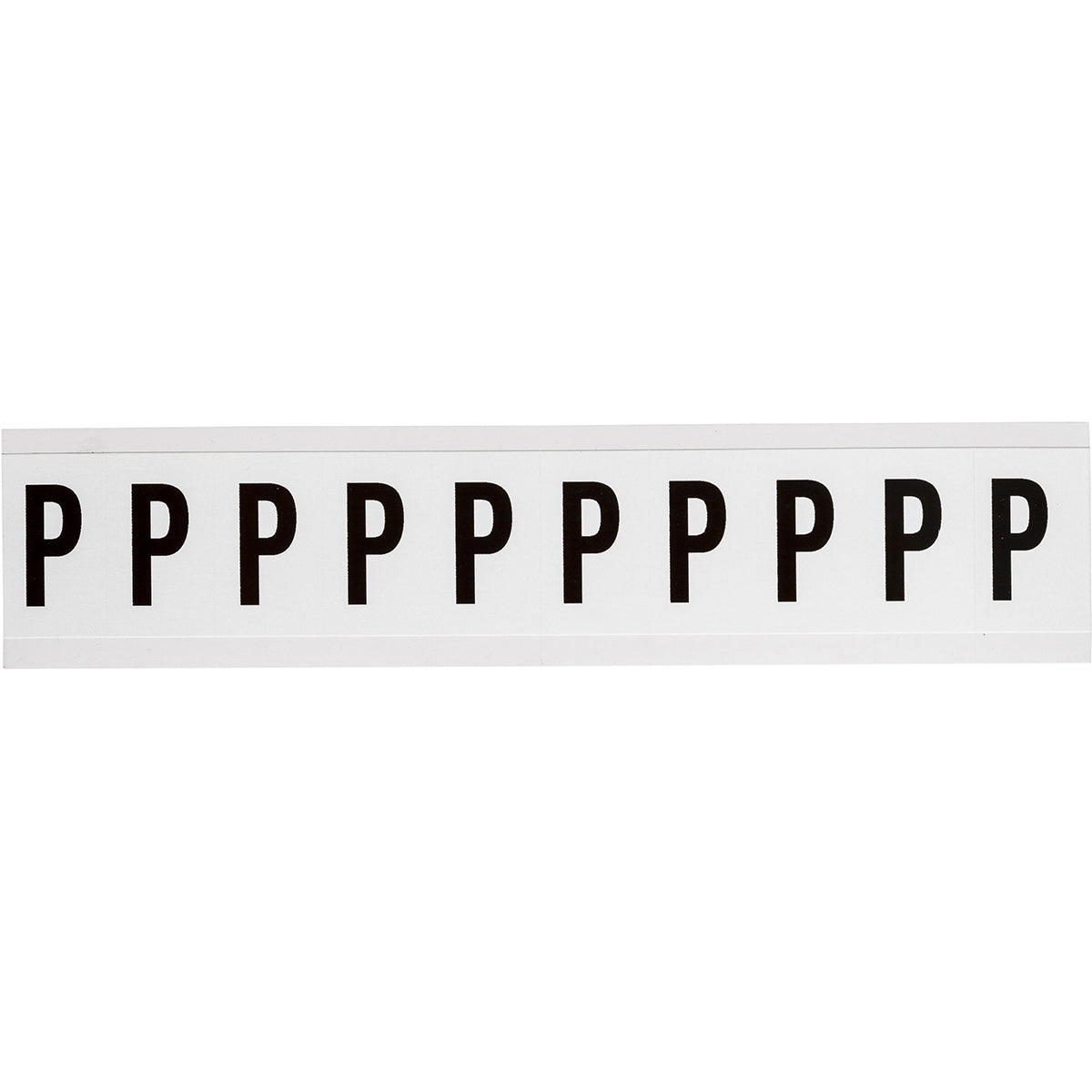 Brady NL-W15-P Identical numbers and letters on one card for indoor use 234378