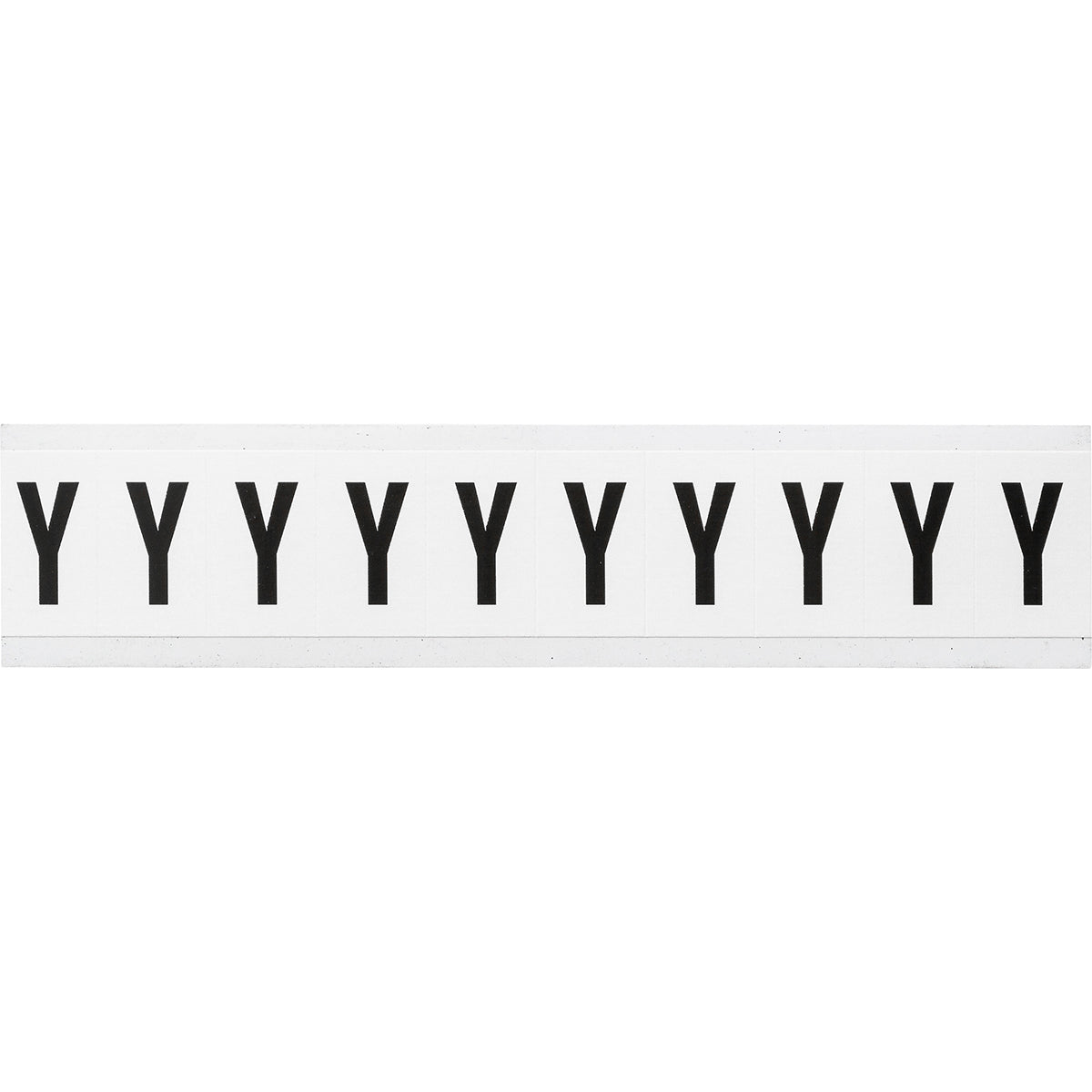Brady NL-W15-Y Identical numbers and letters on one card for indoor use 234387